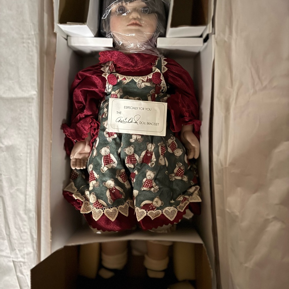Fine Porcelain “Toddler” Collector Doll Hand Numbered Limited Edition